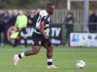 Cedric Main of Darlington participates in the Isuzu FA Trophy Second round match between Darlington and Buxton at Blackwell Meadows in Darli...