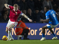 James McClean #7 of Wrexham A.F.C. participates in the Sky Bet League 1 match between Stockport County and Wrexham at the Edgeley Park Stadi...