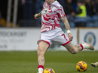 James McClean #7 of Wrexham A.F.C. warms up during the Sky Bet League 1 match between Stockport County and Wrexham at the Edgeley Park Stadi...