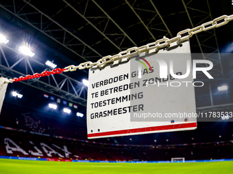 The stadium overview during the match between the Netherlands and Hungary at the Johan Cruijff ArenA for the UEFA Nations League - League A...