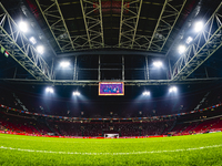 The stadium overview during the match between the Netherlands and Hungary at the Johan Cruijff ArenA for the UEFA Nations League - League A...