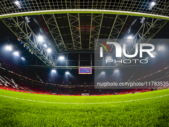 The stadium overview during the match between the Netherlands and Hungary at the Johan Cruijff ArenA for the UEFA Nations League - League A...