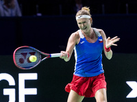 Marie Bouzkova  during Billie Jean King Cup Finals match Poland vs Czechia in Malaga Spain on 16 November 2024. (