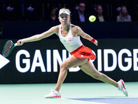 Magdalena Frech  during Billie Jean King Cup Finals match Poland vs Czechia in Malaga Spain on 16 November 2024. (