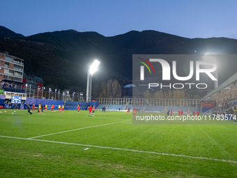 A general view inside the Estadio Nacional de Andorra La Vella is seen before the UEFA Nations League 2024 - League phase - Matchday 4 match...