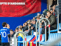 Moldova fans attend the UEFA Nations League 2024 - League phase - Matchday 4 match between Andorra and Moldova at Estadi Nacional d'Andorra...