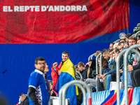 Moldova fans attend the UEFA Nations League 2024 - League phase - Matchday 4 match between Andorra and Moldova at Estadi Nacional d'Andorra...