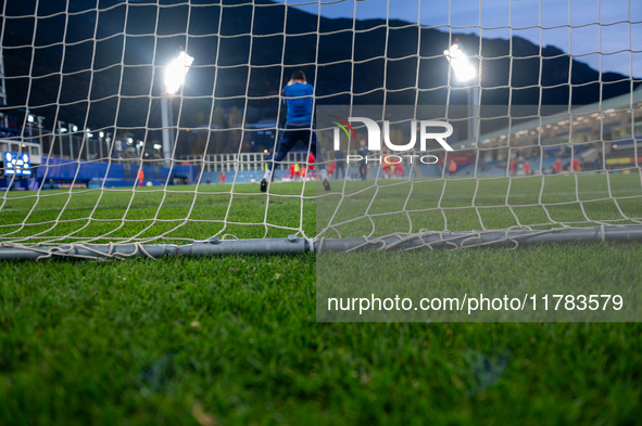 A general view inside the Estadio Nacional de Andorra La Vella is seen before the UEFA Nations League 2024 - League phase - Matchday 4 match...