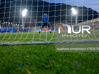 A general view inside the Estadio Nacional de Andorra La Vella is seen before the UEFA Nations League 2024 - League phase - Matchday 4 match...