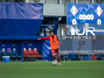 Biel Borra of Andorra is in action during the UEFA Nations League 2024 - League phase - Matchday 4 match between Andorra and Moldova at Esta...