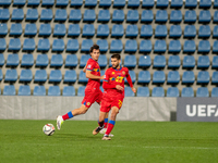 Biel Borra of Andorra is in action during the UEFA Nations League 2024 - League phase - Matchday 4 match between Andorra and Moldova at Esta...