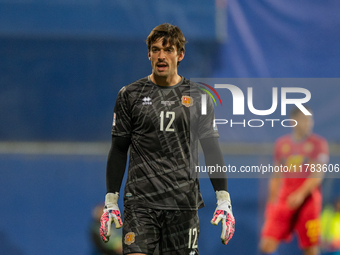 Iker Alvarez of Andorra is in action during the UEFA Nations League 2024 - League phase - Matchday 4 match between Andorra and Moldova at Es...