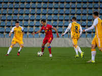 Players are in action during the UEFA Nations League 2024 - League phase - Matchday 4 match between Andorra and Moldova at Estadi Nacional d...