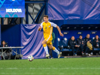 Sergiu Platica of Moldova is in action during the UEFA Nations League 2024 - League phase - Matchday 4 match between Andorra and Moldova at...