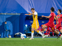 Sergiu Platica of Moldova is in action during the UEFA Nations League 2024 - League phase - Matchday 4 match between Andorra and Moldova at...