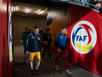 Players are in action during the UEFA Nations League 2024 - League phase - Matchday 4 match between Andorra and Moldova at Estadi Nacional d...