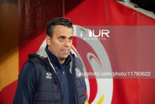 Koldo Alvarez, coach of Andorra, looks on during the UEFA Nations League 2024 - League phase - Matchday 4 match between Andorra and Moldova...