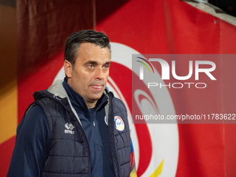 Koldo Alvarez, coach of Andorra, looks on during the UEFA Nations League 2024 - League phase - Matchday 4 match between Andorra and Moldova...