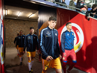 Players are in action during the UEFA Nations League 2024 - League phase - Matchday 4 match between Andorra and Moldova at Estadi Nacional d...