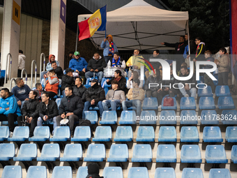 Andorra fans attend the UEFA Nations League 2024 - League phase - Matchday 4 match between Andorra and Moldova at Estadi Nacional d'Andorra...