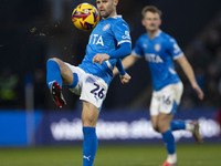 Oliver Norwood #26 of Stockport County F.C. is in action during the Sky Bet League 1 match between Stockport County and Wrexham at the Edgel...