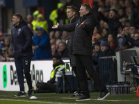 Wrexham A.F.C. manager Phil Parkinson gesticulates during the Sky Bet League 1 match between Stockport County and Wrexham at the Edgeley Par...