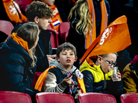 Supporters of the Netherlands attend the match between the Netherlands and Hungary at the Johan Cruijff ArenA for the UEFA Nations League -...