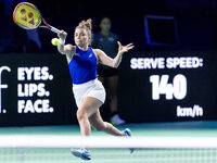 Jasmine Paolini  during Billie Jean King Cup Finals match Japan vs Italy in Malaga Spain on 16 November 2024. (