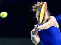 Jasmine Paolini  during Billie Jean King Cup Finals match Japan vs Italy in Malaga Spain on 16 November 2024. (