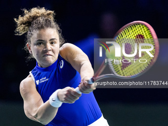 Jasmine Paolini  during Billie Jean King Cup Finals match Japan vs Italy in Malaga Spain on 16 November 2024. (