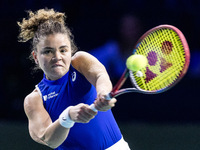 Jasmine Paolini  during Billie Jean King Cup Finals match Japan vs Italy in Malaga Spain on 16 November 2024. (