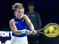 Jasmine Paolini  during Billie Jean King Cup Finals match Japan vs Italy in Malaga Spain on 16 November 2024. (