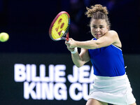 Jasmine Paolini  during Billie Jean King Cup Finals match Japan vs Italy in Malaga Spain on 16 November 2024. (