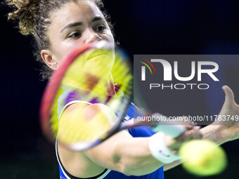 Jasmine Paolini  during Billie Jean King Cup Finals match Japan vs Italy in Malaga Spain on 16 November 2024. (