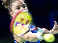 Jasmine Paolini  during Billie Jean King Cup Finals match Japan vs Italy in Malaga Spain on 16 November 2024. (