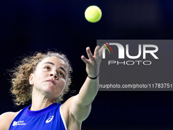 Jasmine Paolini  during Billie Jean King Cup Finals match Japan vs Italy in Malaga Spain on 16 November 2024. (