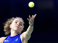 Jasmine Paolini  during Billie Jean King Cup Finals match Japan vs Italy in Malaga Spain on 16 November 2024. (