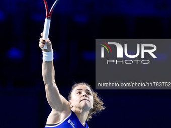 Jasmine Paolini  during Billie Jean King Cup Finals match Japan vs Italy in Malaga Spain on 16 November 2024. (