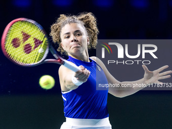 Jasmine Paolini  during Billie Jean King Cup Finals match Japan vs Italy in Malaga Spain on 16 November 2024. (