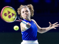 Jasmine Paolini  during Billie Jean King Cup Finals match Japan vs Italy in Malaga Spain on 16 November 2024. (