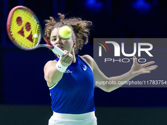 Jasmine Paolini  during Billie Jean King Cup Finals match Japan vs Italy in Malaga Spain on 16 November 2024. (