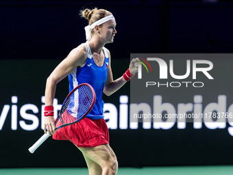 Marie Bouzkova  during Billie Jean King Cup Finals match Poland vs Czechia in Malaga Spain on 16 November 2024. (