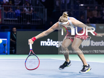 Marie Bouzkova  during Billie Jean King Cup Finals match Poland vs Czechia in Malaga Spain on 16 November 2024. (