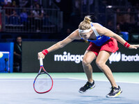 Marie Bouzkova  during Billie Jean King Cup Finals match Poland vs Czechia in Malaga Spain on 16 November 2024. (