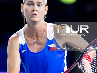 Marie Bouzkova  during Billie Jean King Cup Finals match Poland vs Czechia in Malaga Spain on 16 November 2024. (