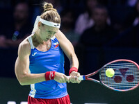 Marie Bouzkova  during Billie Jean King Cup Finals match Poland vs Czechia in Malaga Spain on 16 November 2024. (