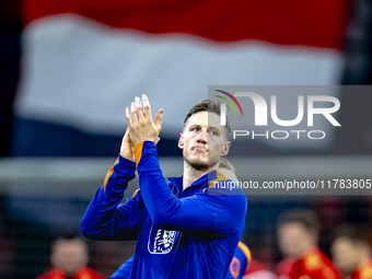 Netherlands forward Wout Weghorst plays during the match between the Netherlands and Hungary at the Johan Cruijff ArenA for the UEFA Nations...