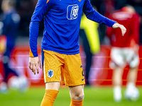 Netherlands defender Jan-Paul van Hecke participates in the match between the Netherlands and Hungary at the Johan Cruijff ArenA for the UEF...