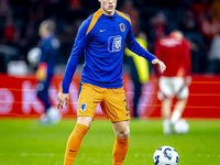 Netherlands defender Jan-Paul van Hecke participates in the match between the Netherlands and Hungary at the Johan Cruijff ArenA for the UEF...