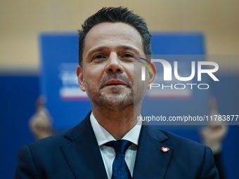 KRAKOW, POLAND - NOVEMBER 16:
Mayor of Warsaw Rafal Trzaskowski during a meeting with voters at Nowa Huta's Hala Com-Com Zone, on November 1...